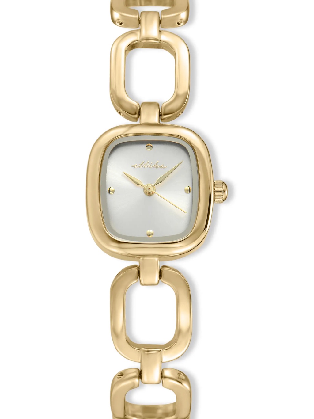 Ettika Square Link Bracelet Watch